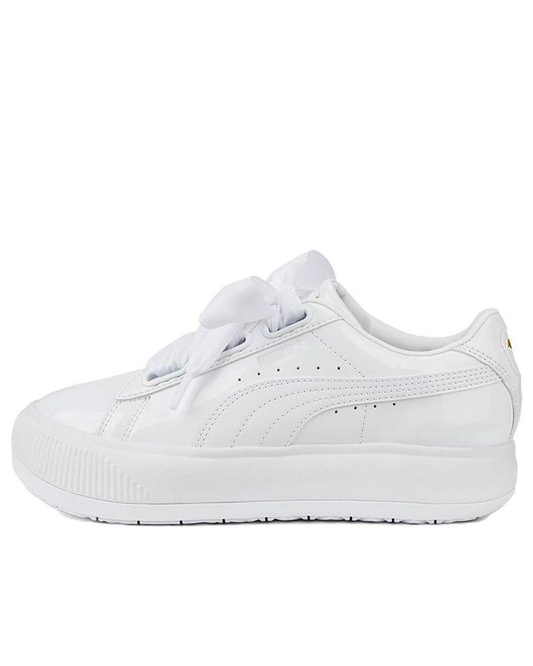 PUMA White (Wmns) Suede Mayu Heart Patent
