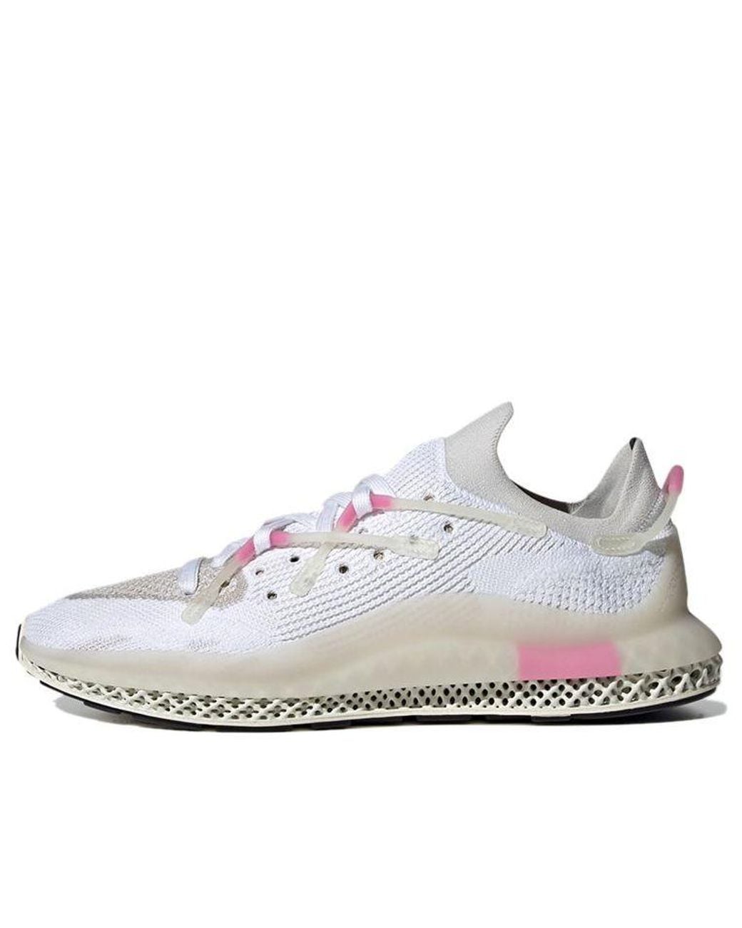Adidas White 4D Fusio 'Cloud' for men
