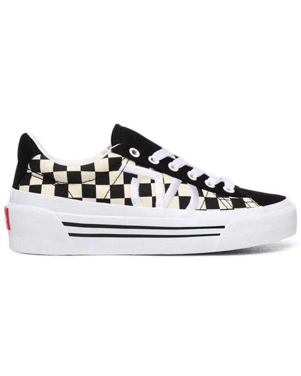 Vans White Checkerboard Sid Ni for men