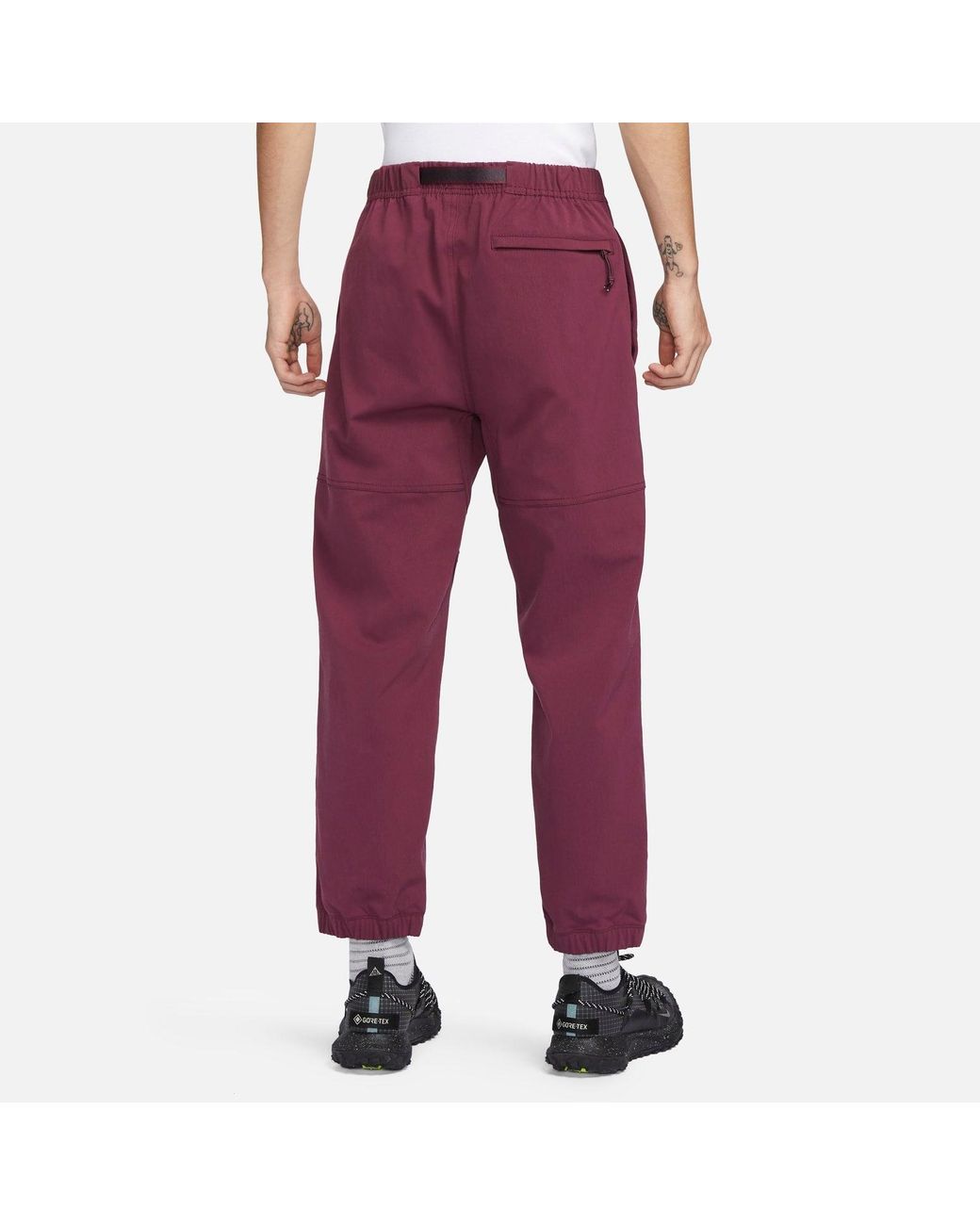 Nike Purple Acg Series Solid Color Logo Jogger for men
