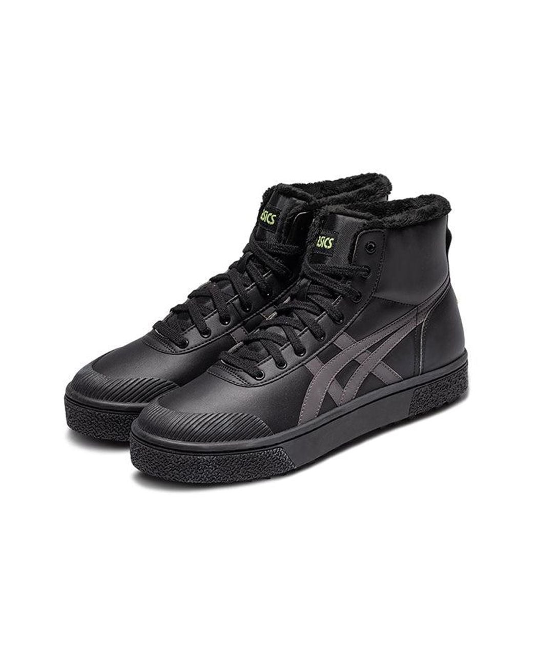 Asics Black Court Trail-Hi for men
