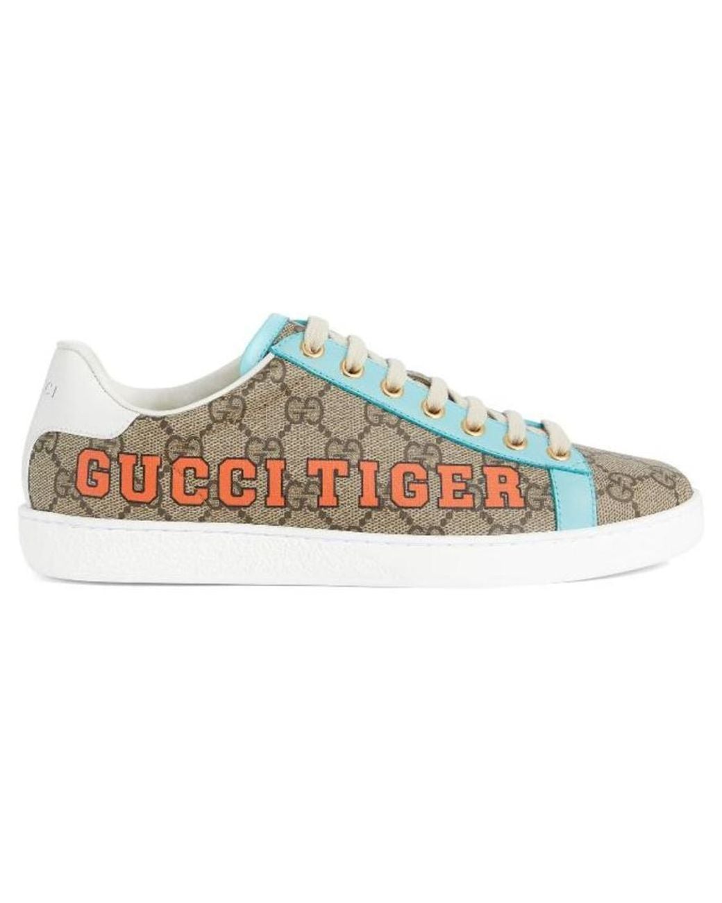 Gucci Natural (Wmns) Ace Gg Supreme Tiger Print'