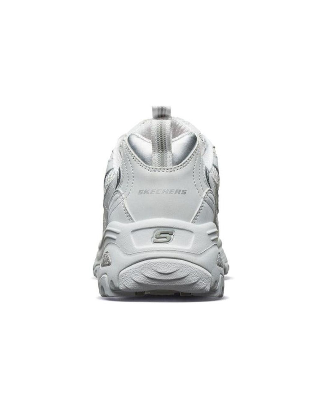 Skechers White (Wmns) D'Lites 1.0 Sneaker Gs