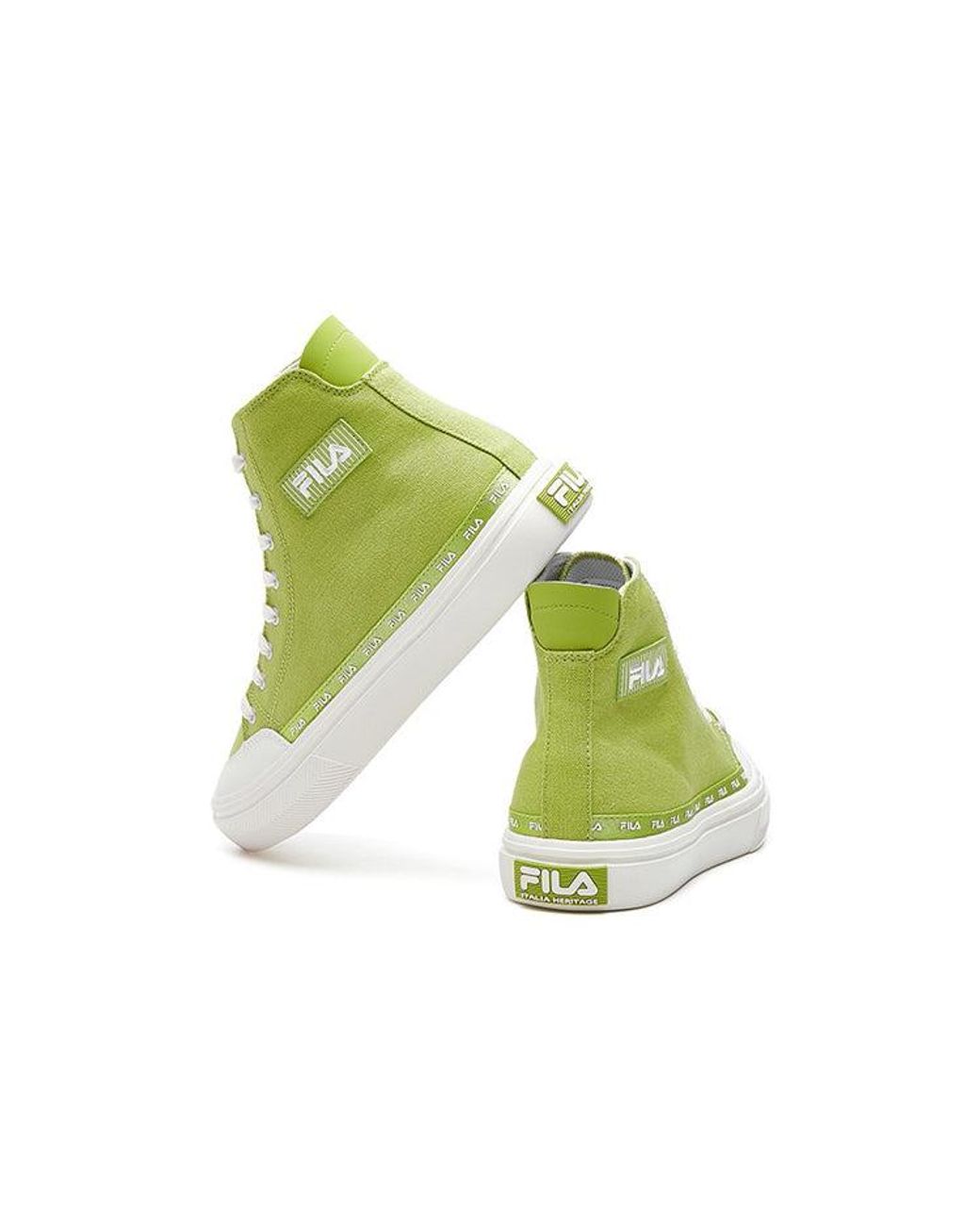 Fila Green (Wmns) Strada Mid-Top Canvas Shoes