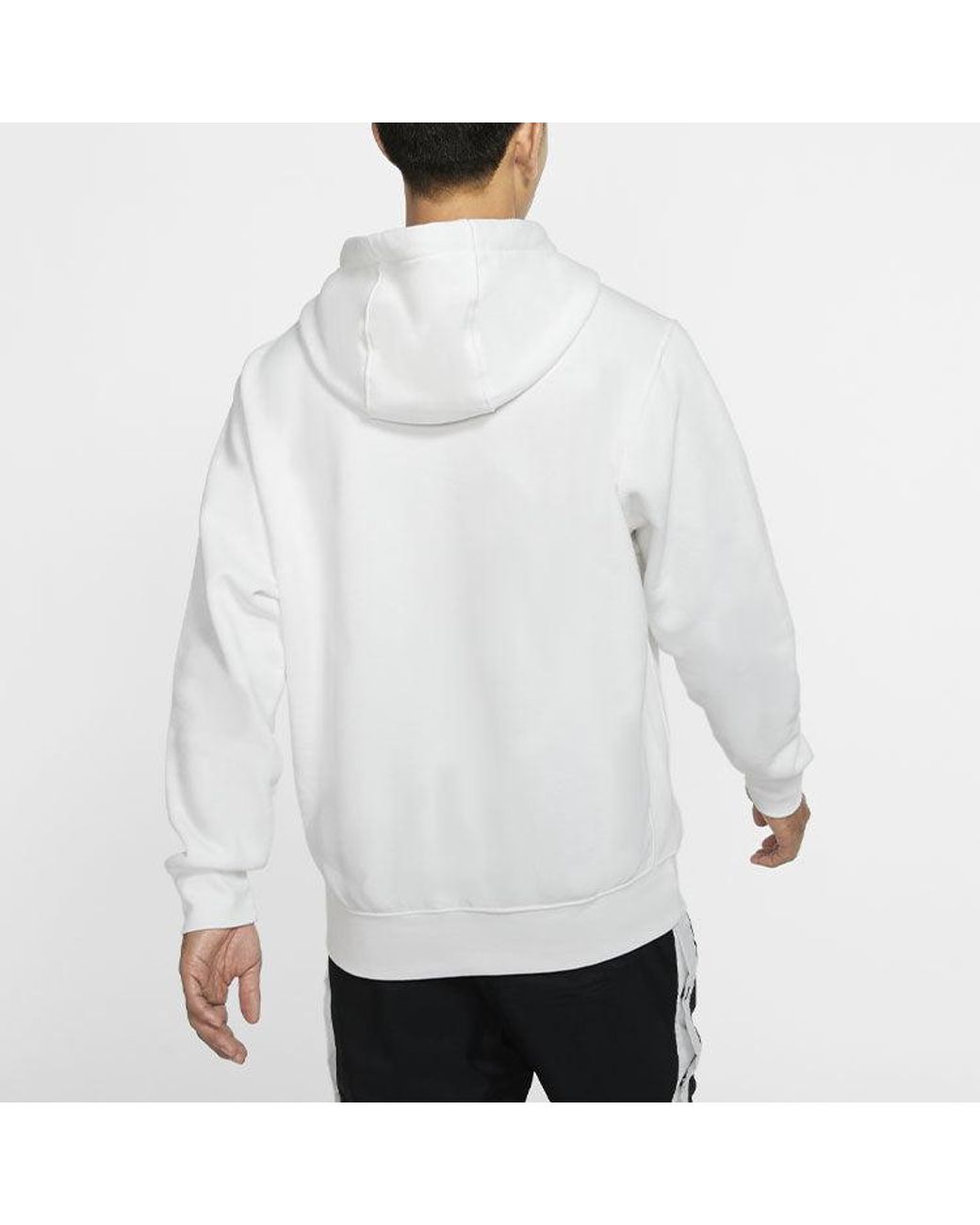 Nike White Club Fleece Printing for men
