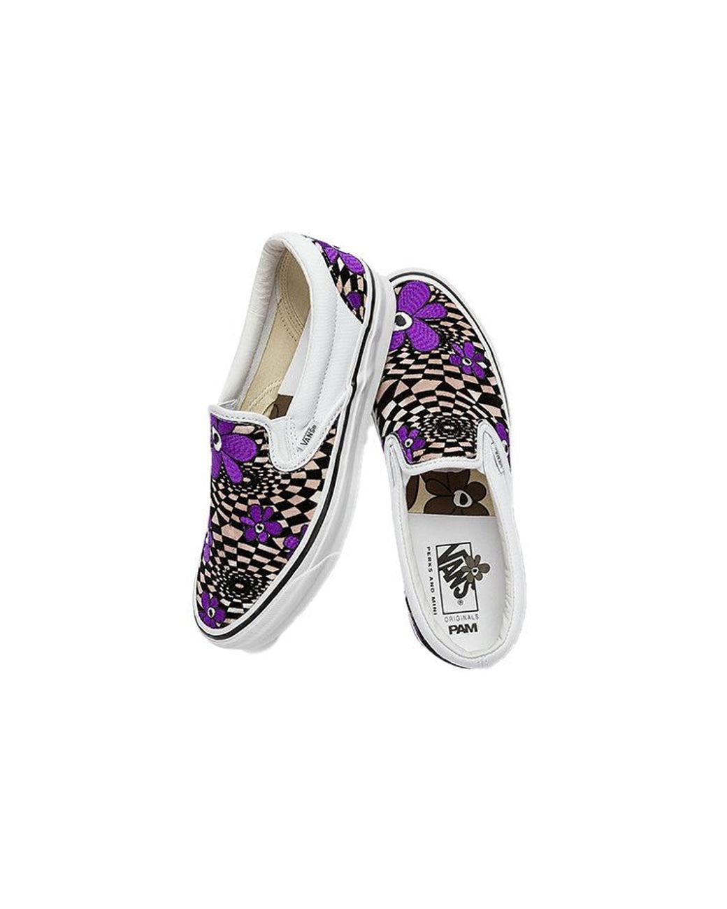 Vans White Perks And Mini X Og Classic Slip-On Lx 'Heliotrope' for men