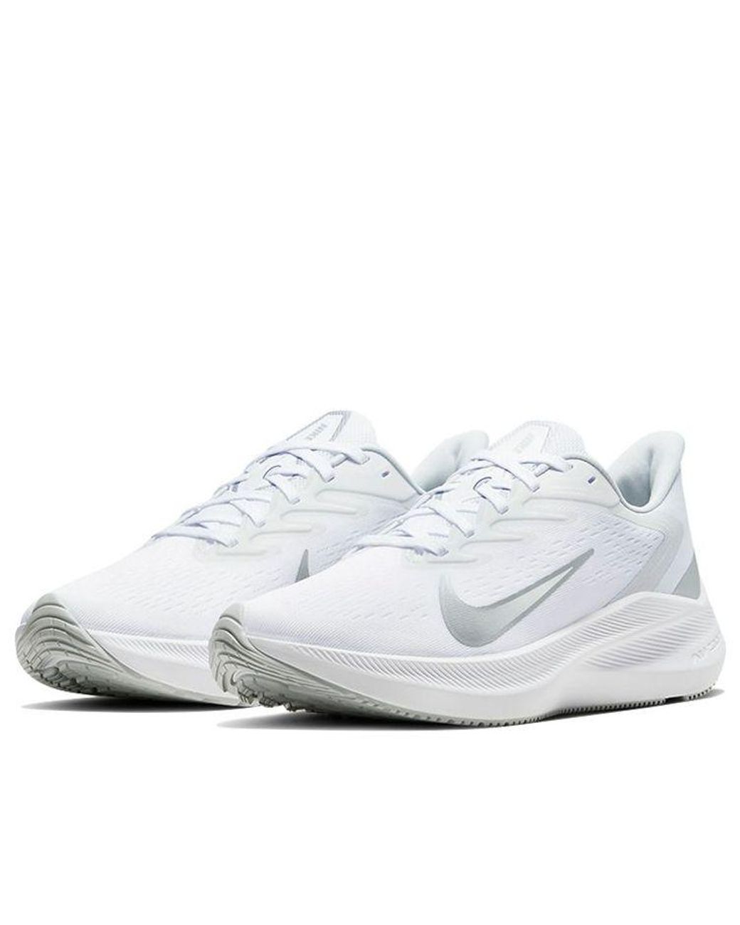 Nike White (Wmns) Air Zoom Winflo 7 'Pure Platinum'