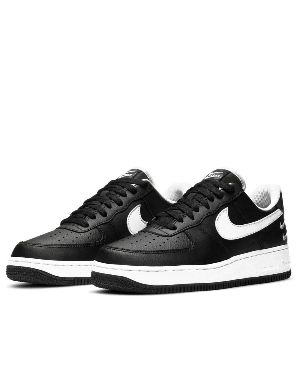Nike Black Air Force 1 '07 Lv8 'Double Swoosh for men