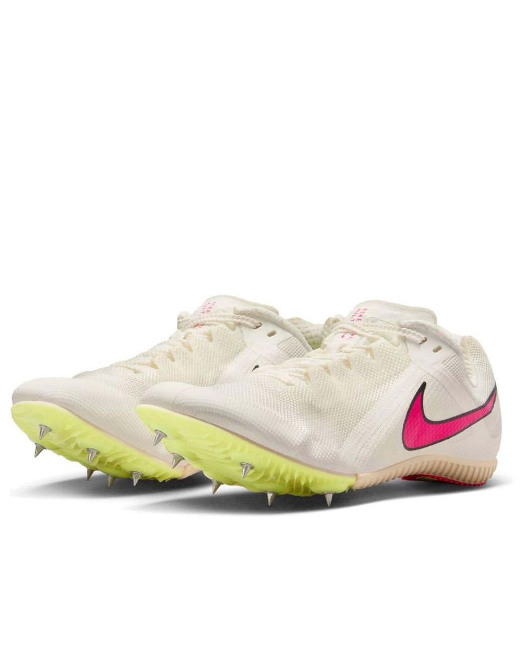 Nike White Air Zoom Rival Multi Spikes 'Sail Light Lemon Twist' for men