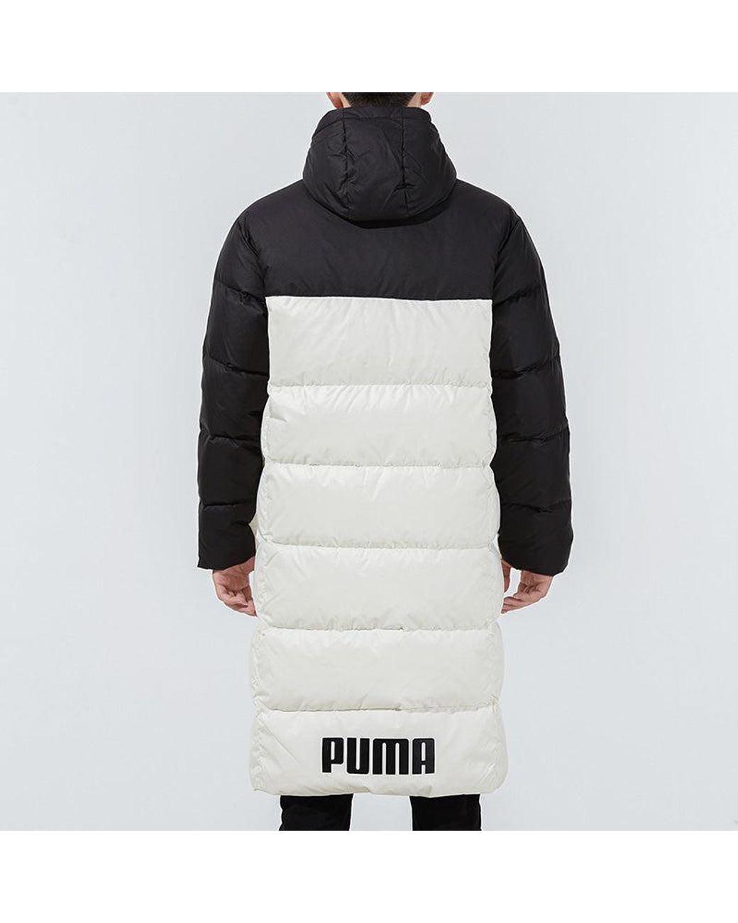 PUMA Black Puffer Coat Jacket for men