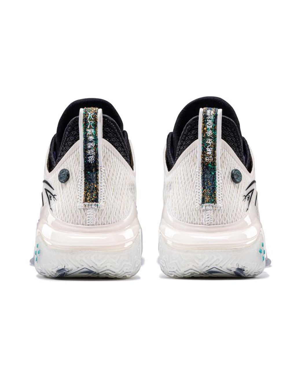 Anta White X Courtman Shock Wave 4 Pro for men