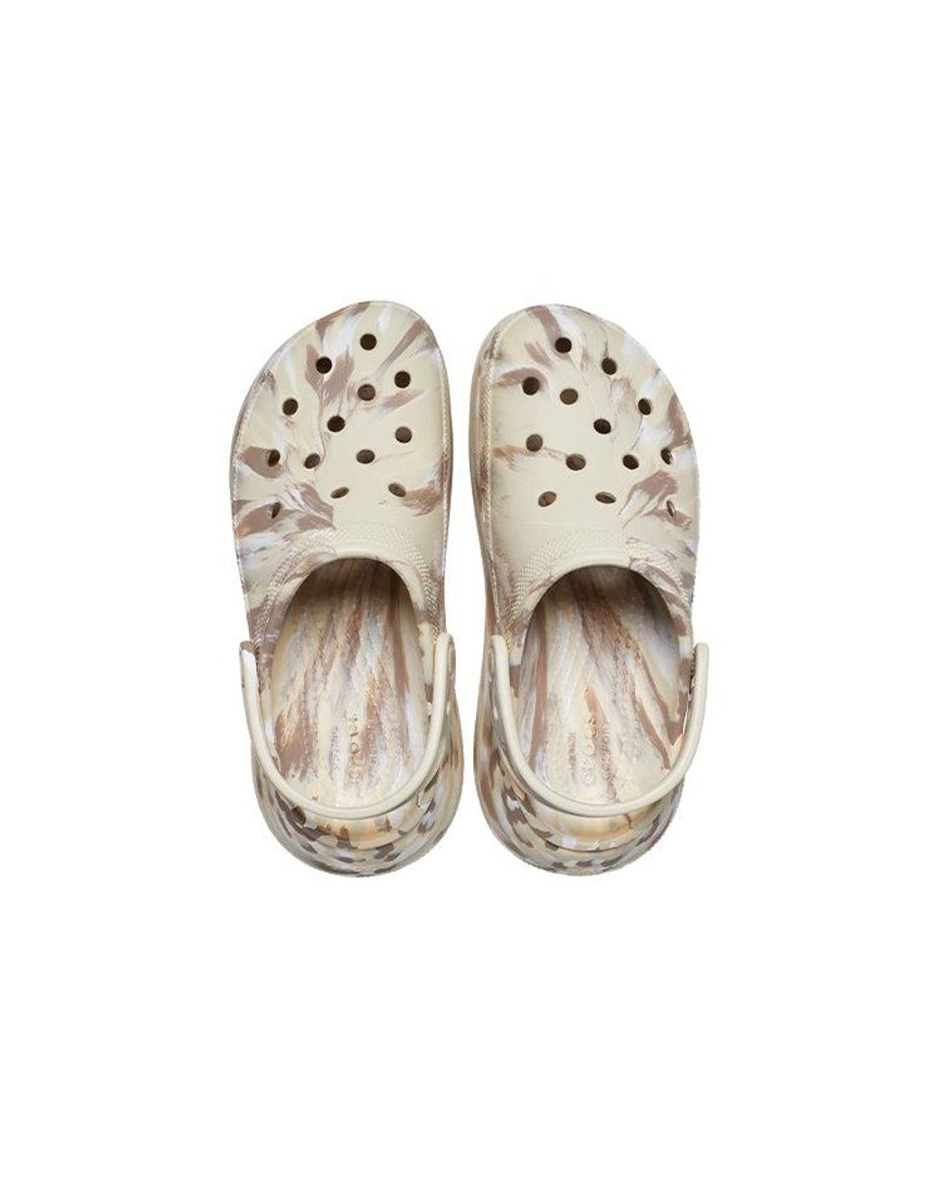 CROCSTM Natural Classic Crush Marbled Clog 'Bone Multi' for men