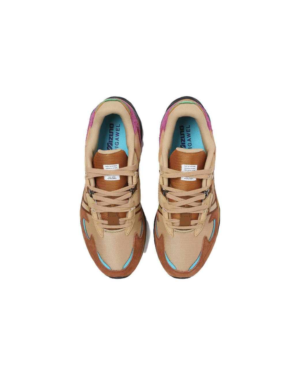 Mizuno Brown Mujin Wave Rider Beta 'Digawel Cathay Spice' for men