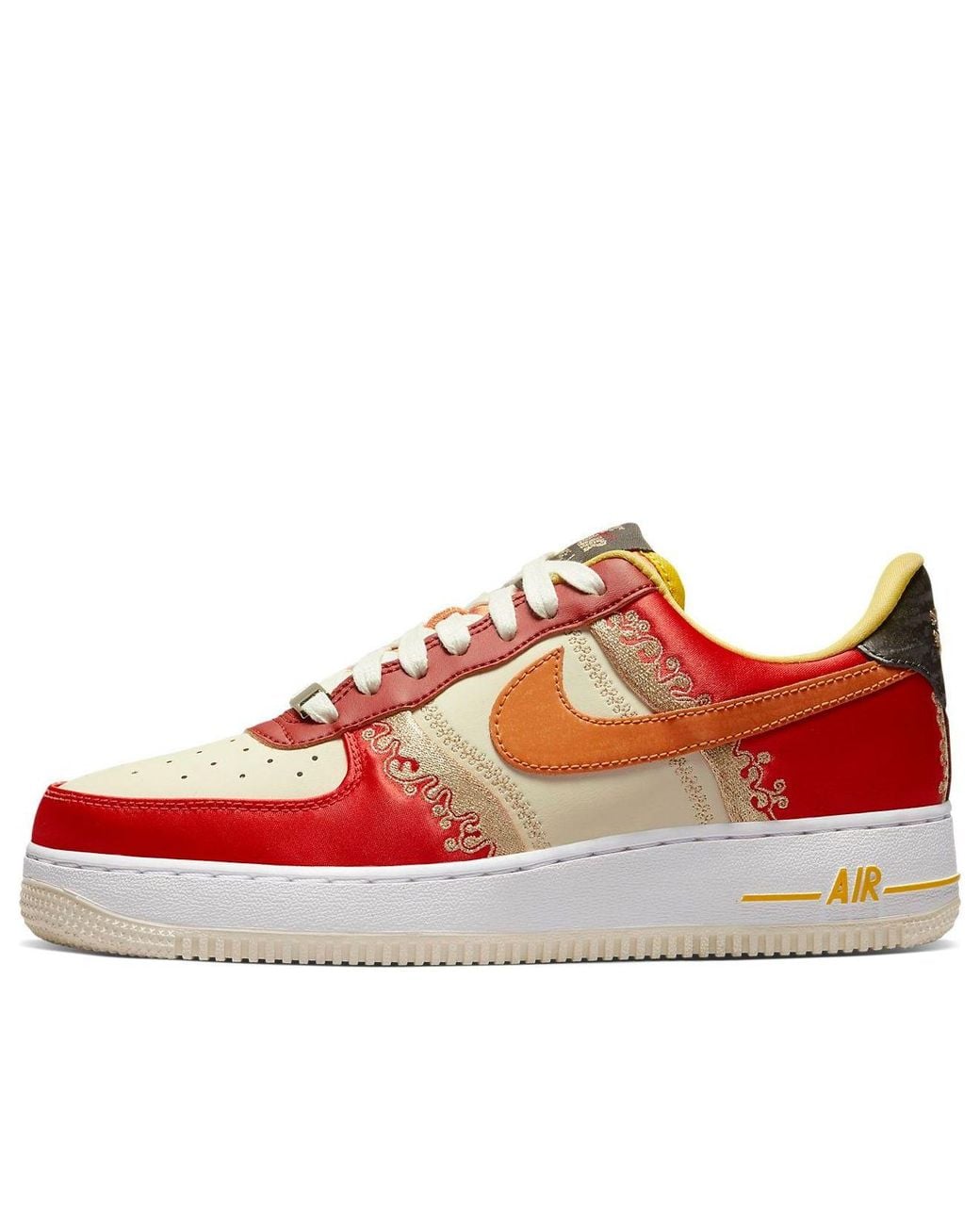 Nike Red Air Force 1 '07 Premium Shoes