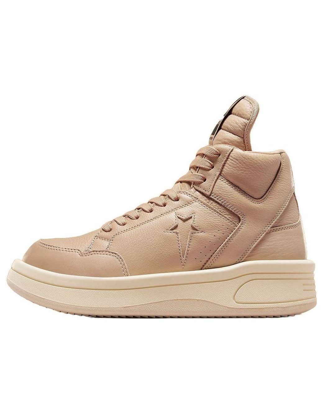 Converse Natural X Rick Owens Drkshdw Turbowpn Mid 'Cave' for men