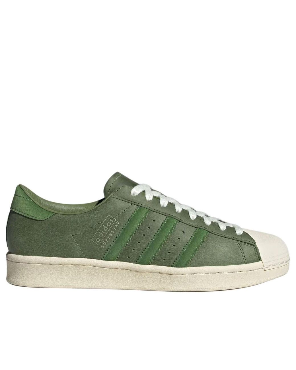 Adidas Green Superstar Vintage 'Crew' for men