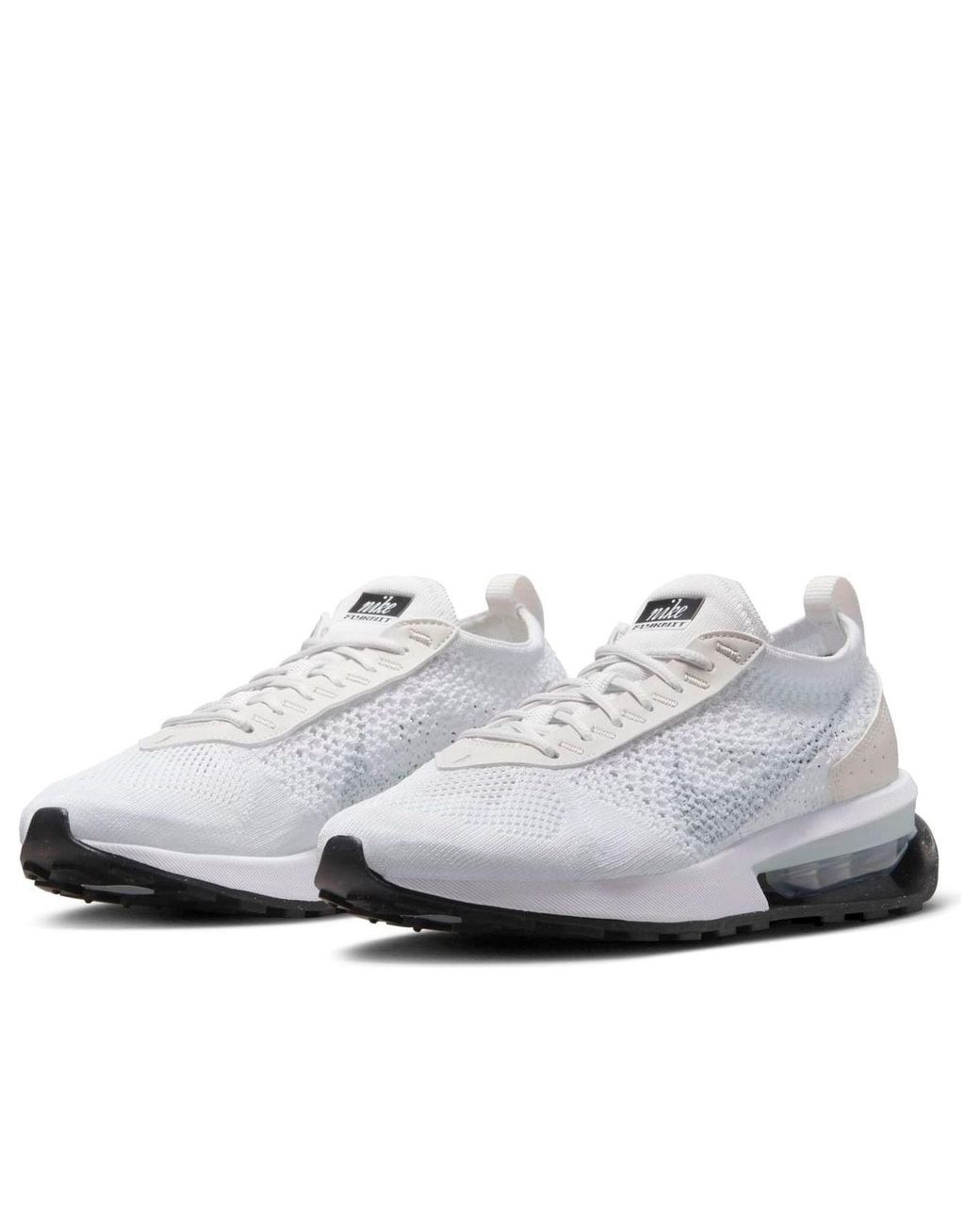 Nike White (Wmns) Air Max Flyknit Racer 'Pure Platinum'