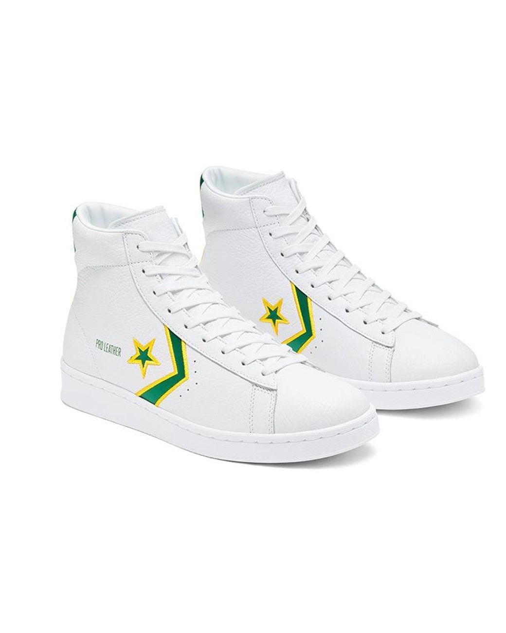 Converse White Pro Leather Mid 'Boston Celtics' for men