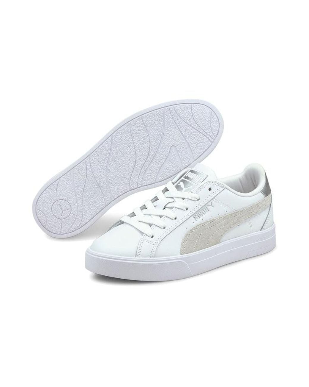 PUMA White (Wmns) Announcer Board Shoes