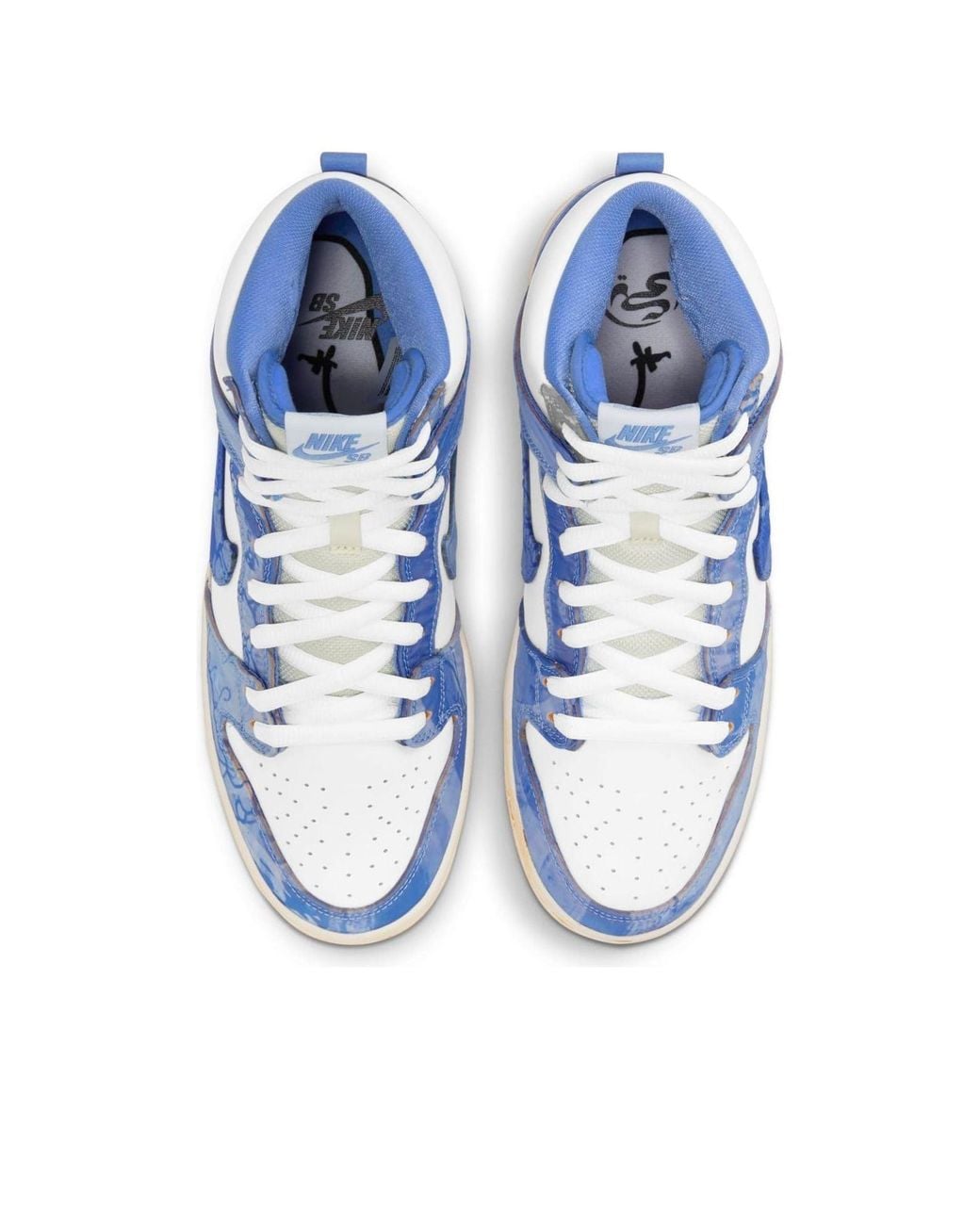 Nike Blue Sb Dunk High Dark Sulfur Coconut Milk' for men