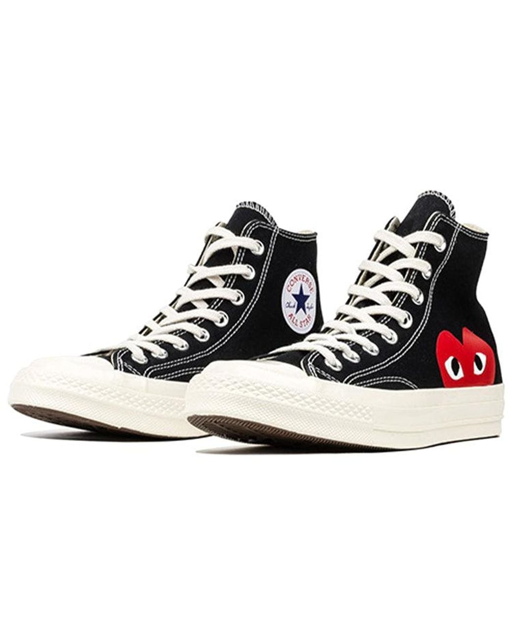 Converse Black X Comme Des Garcons Play Chuck 70 Hi for men