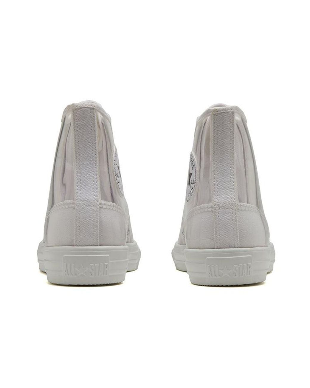 Converse Gray Chuck Taylor All Star Light Clear Material for men
