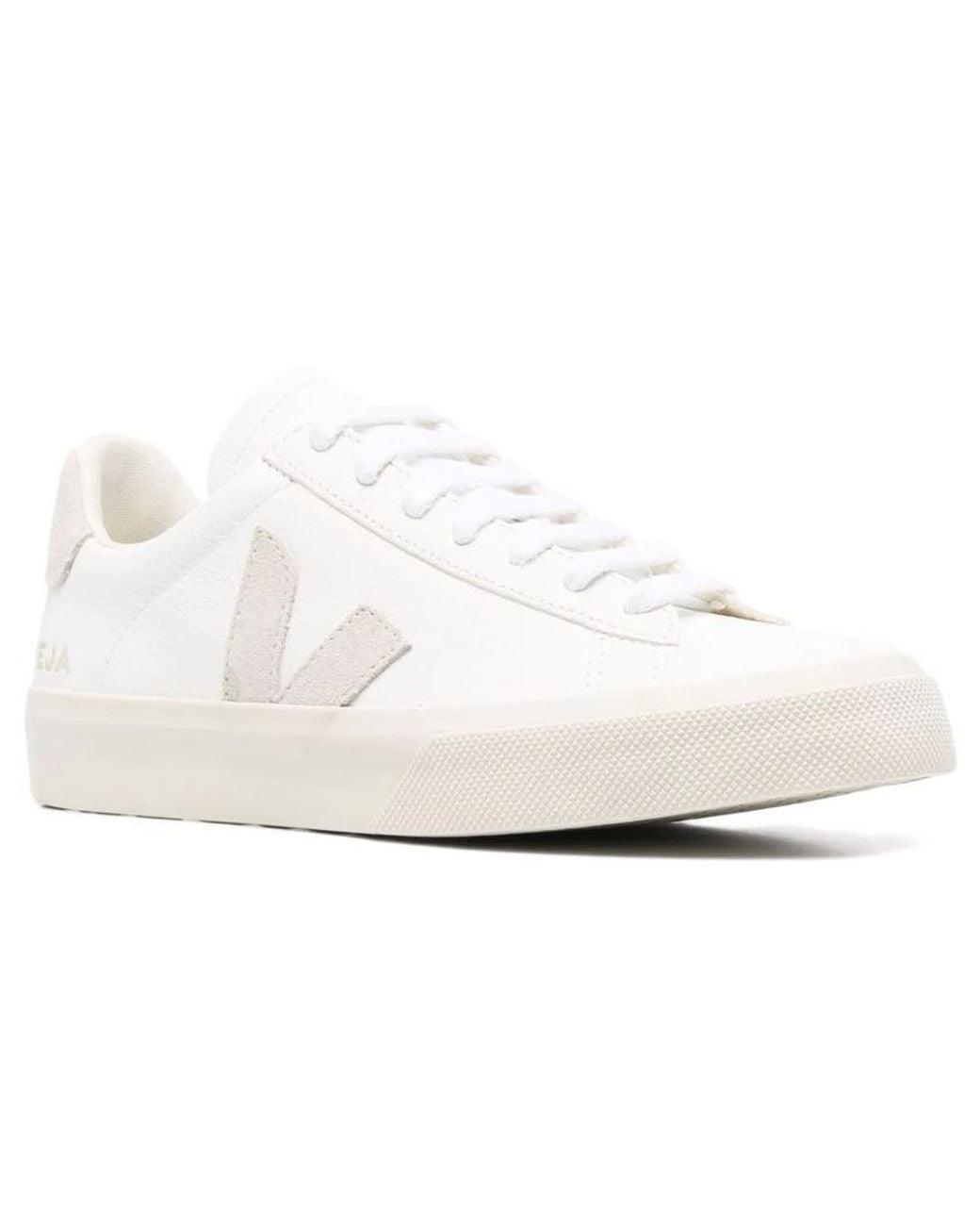 Veja White Campo Chromefree Lace-Up Sneakers 'Extra'