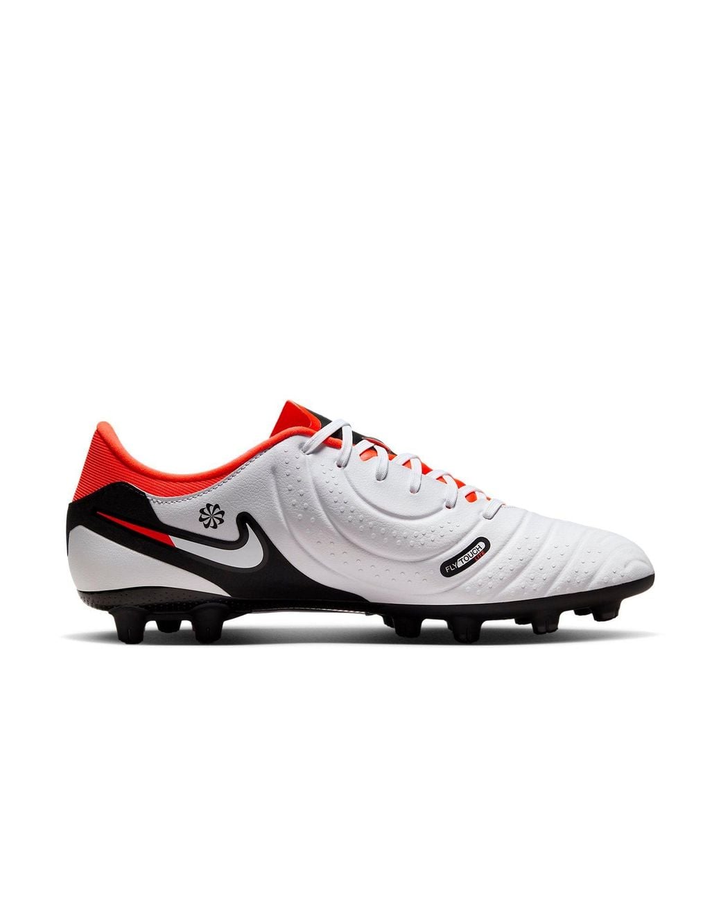 Nike White Tiempo Legend 10 Pro Hg Low-Top Bright Crimson' Dv4332-100 for men