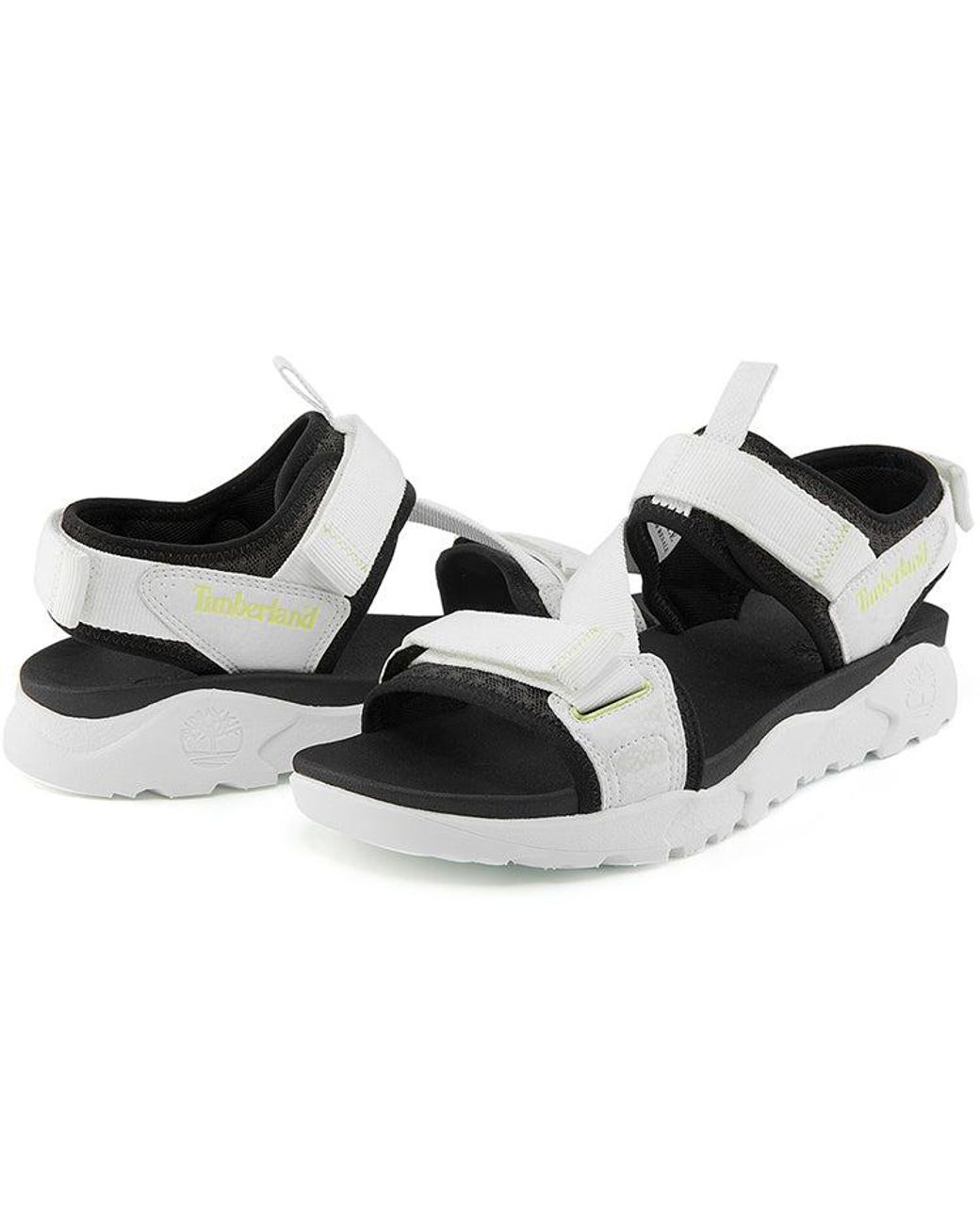 Timberland White Ripcord Double-Strap Sandals for men
