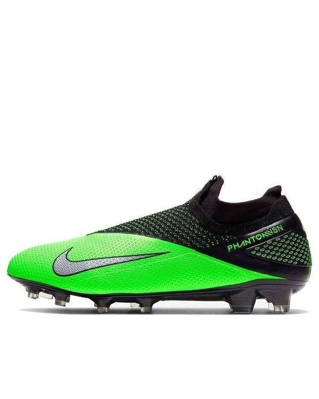 Nike Green Phantom Vision 2 Elite Df Fg Strike' for men