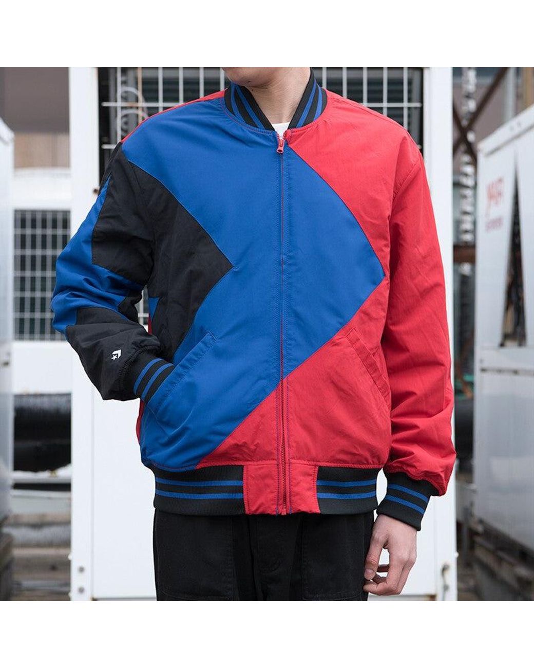 Converse Blue Baseball Jacket for men