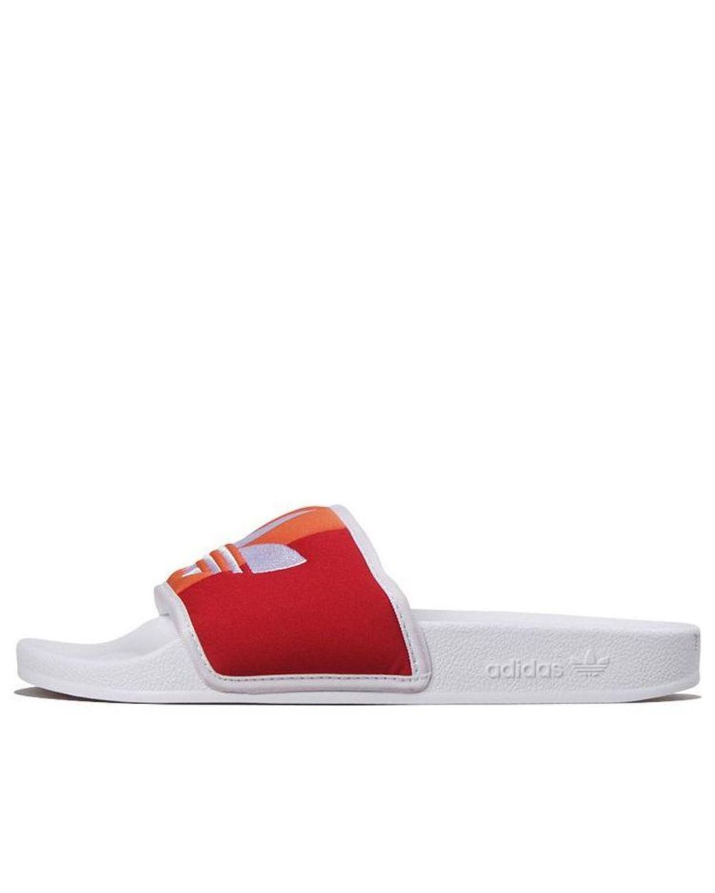 adidas Originals Adidas Adilette Slides 'pride' in Red for Men | Lyst