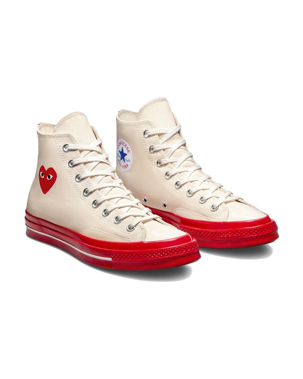 Converse Red Comme Des Garcons Play X Chuck 70 High for men