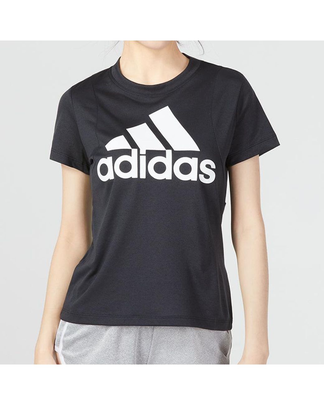 Adidas Black (Wmns) Badge Of Sport Logo T-Shirt