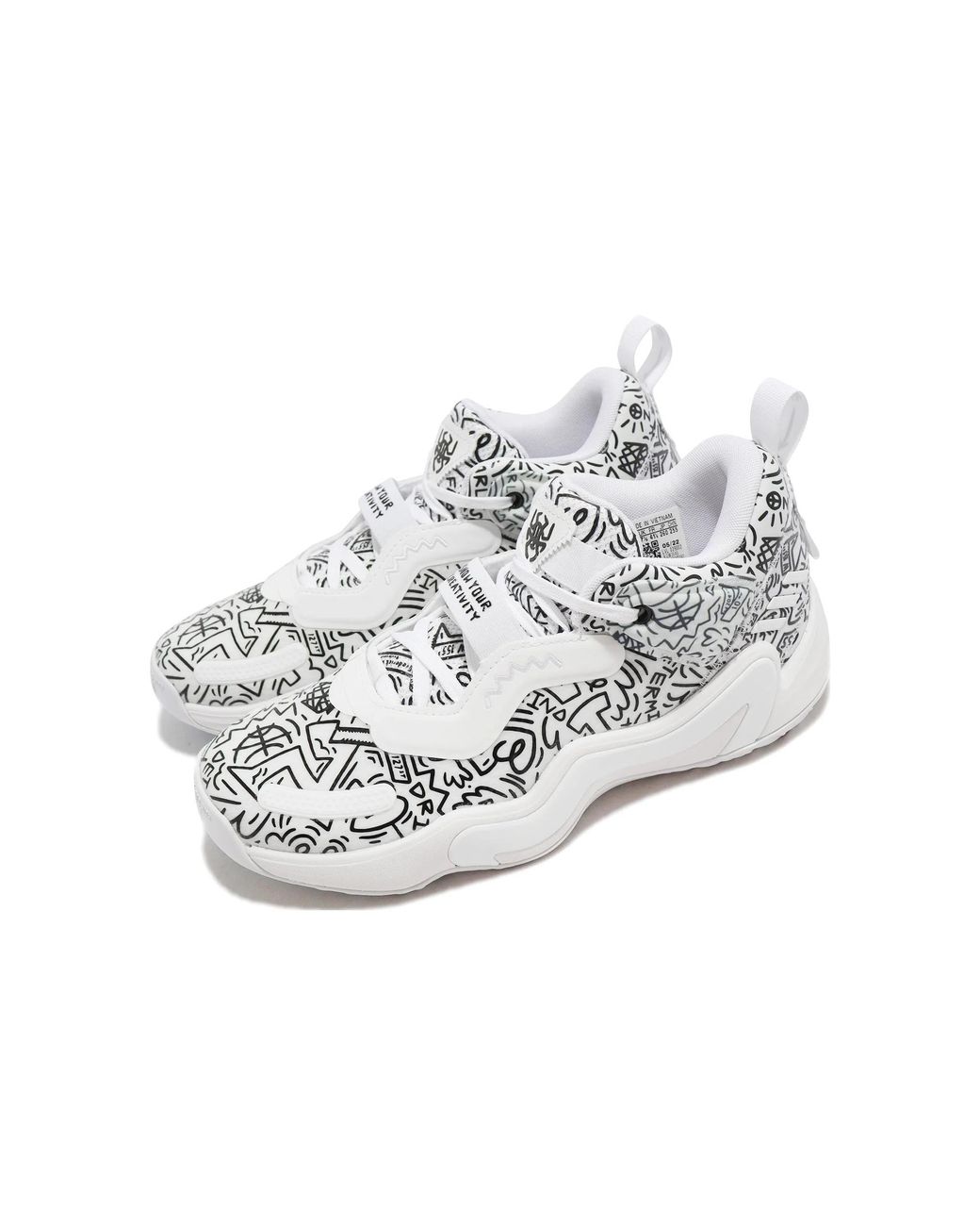 Adidas White D.O.N. Issue #3 Gca 'Creativity' for men