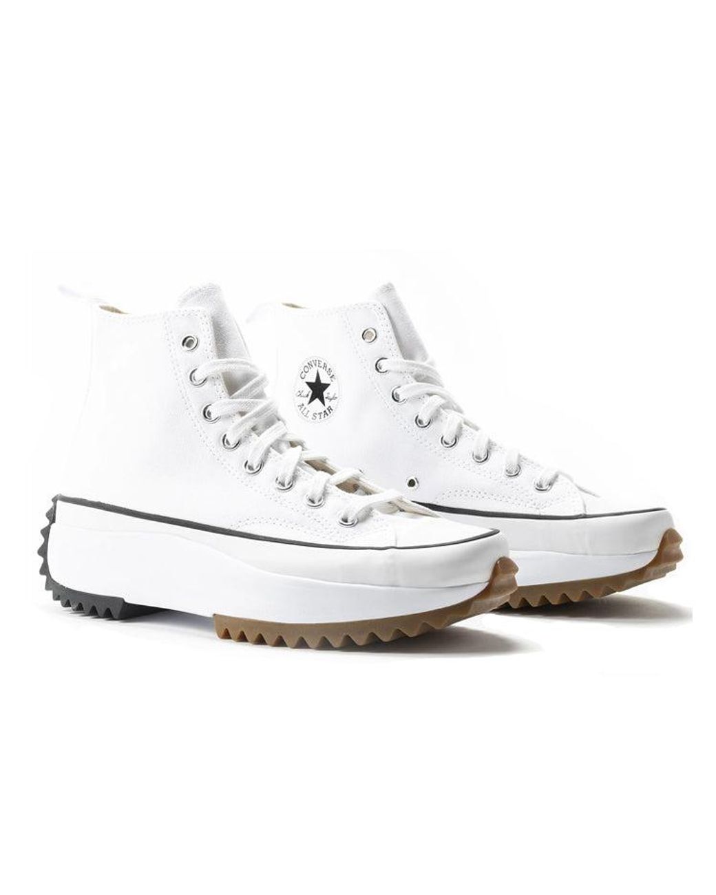 Converse White Run Star Hike High Gum' for men