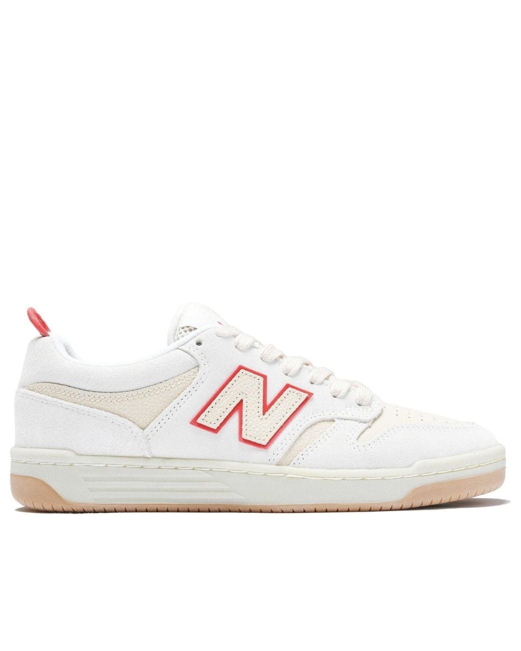 New Balance White X Chocolate Skateboards 480 'Sea Salt' for men