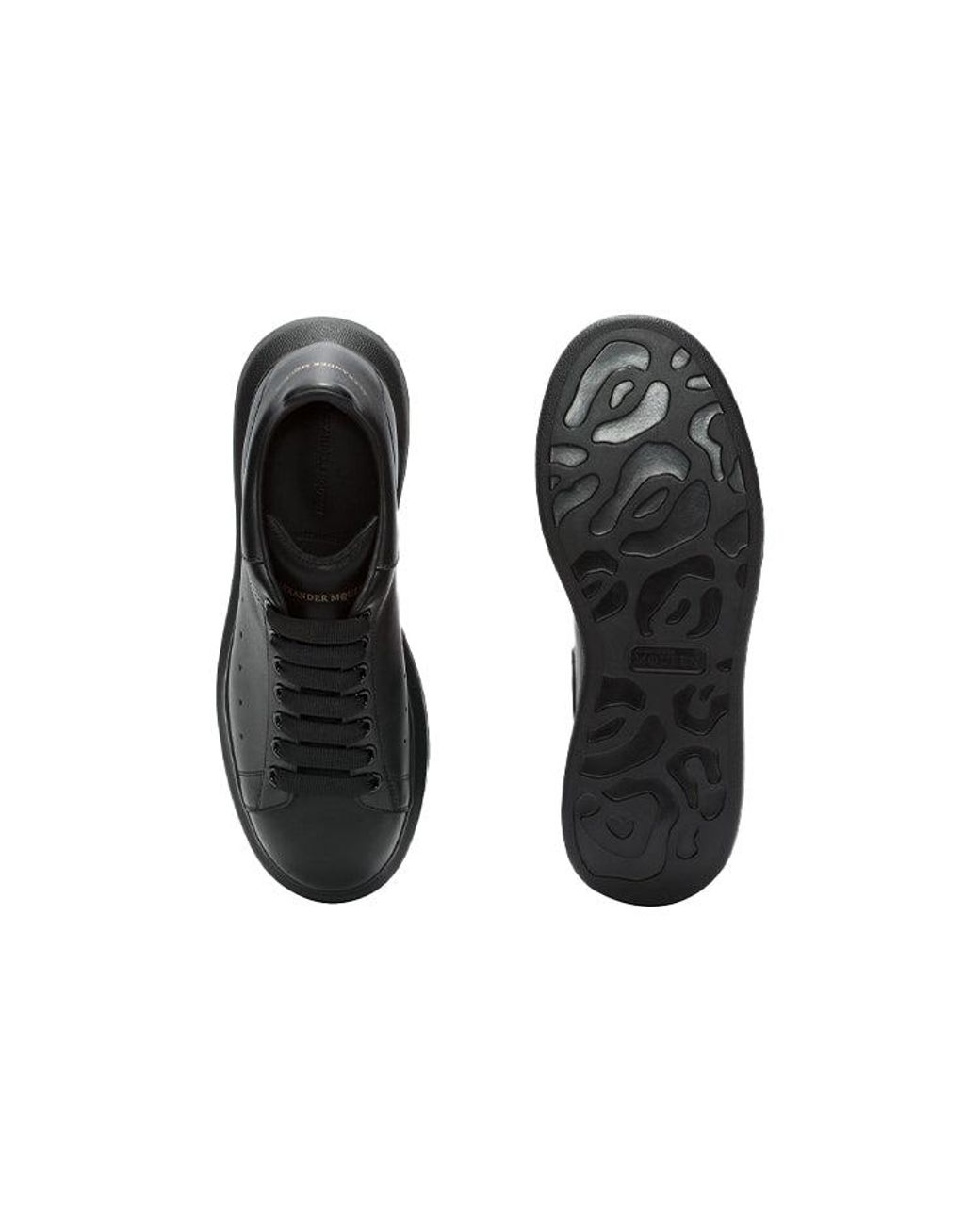McQueen Black Oversized Sneaker 'Pure' for men