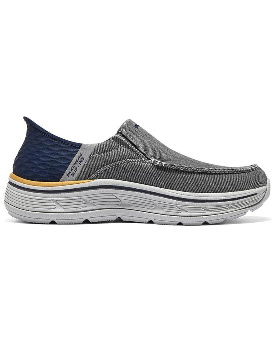 Skechers Gray Remaxed-Fenick Slip-Ins for men