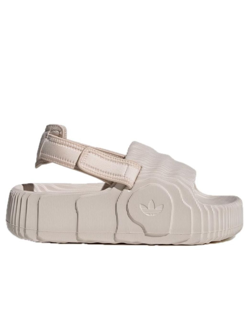 Adidas White (Wmns) Adilette 22 Xlg Slide 'Putty Mauve'