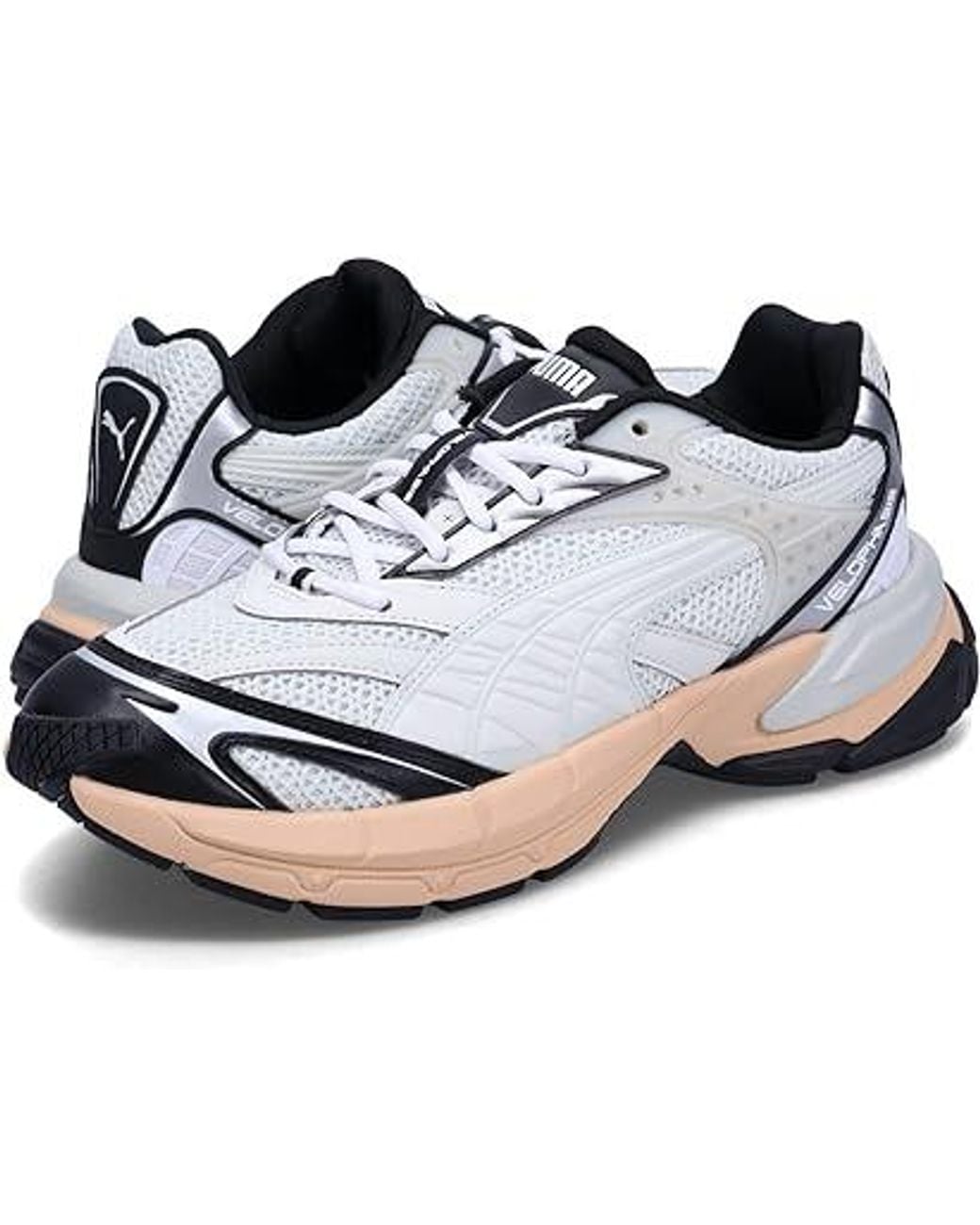 PUMA White Velophasis 'Technisch'