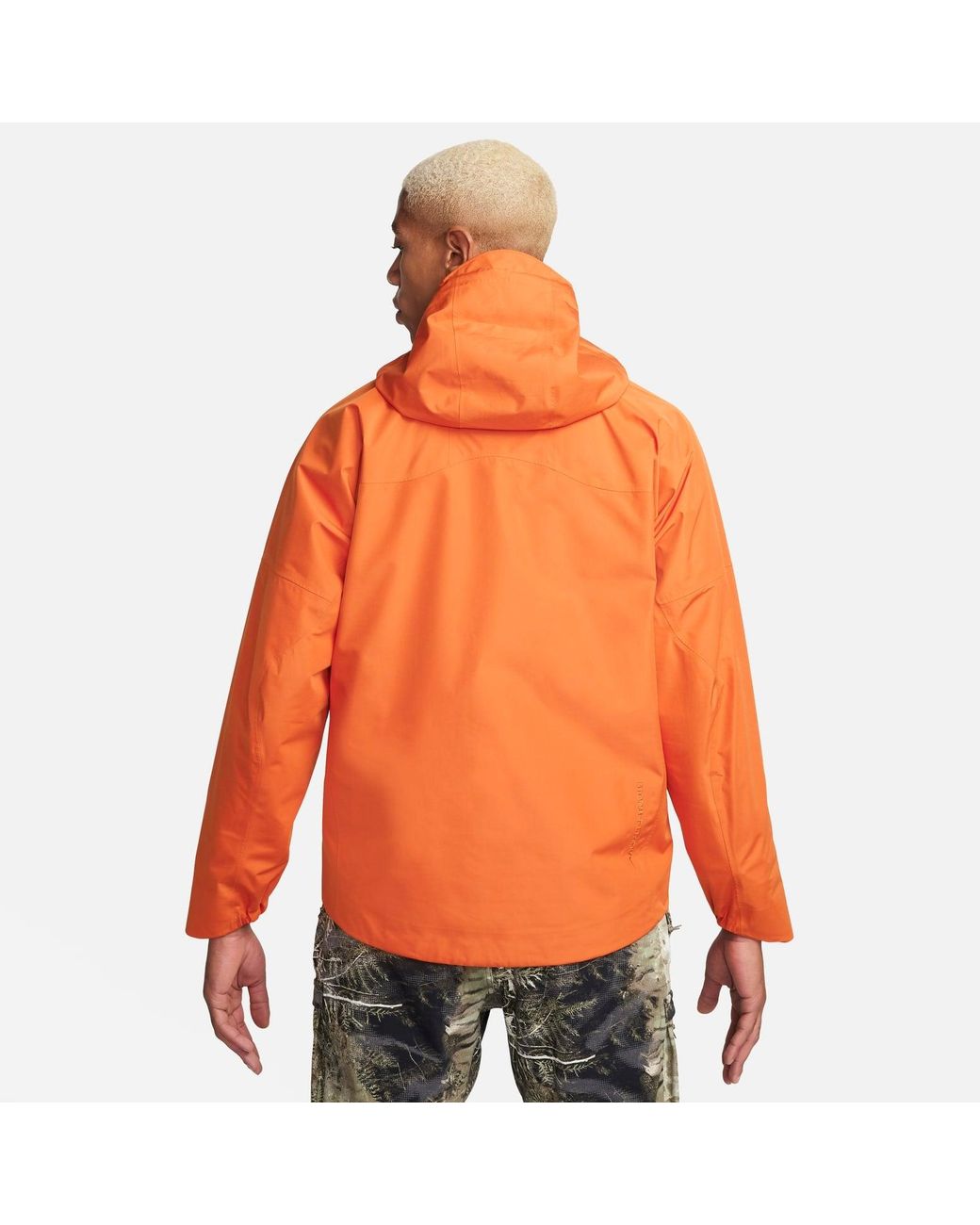 Nike Orange Storm-Fit Adv Acg Chain Of Craters Jacket for men