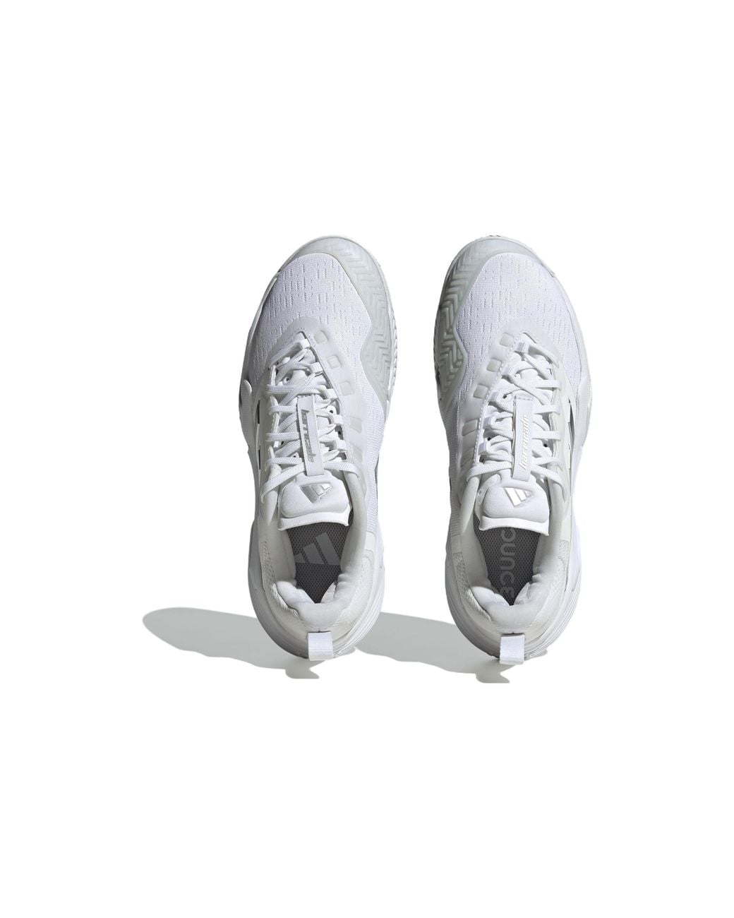 Adidas White (Wmns) Barricade Tennis Shoes