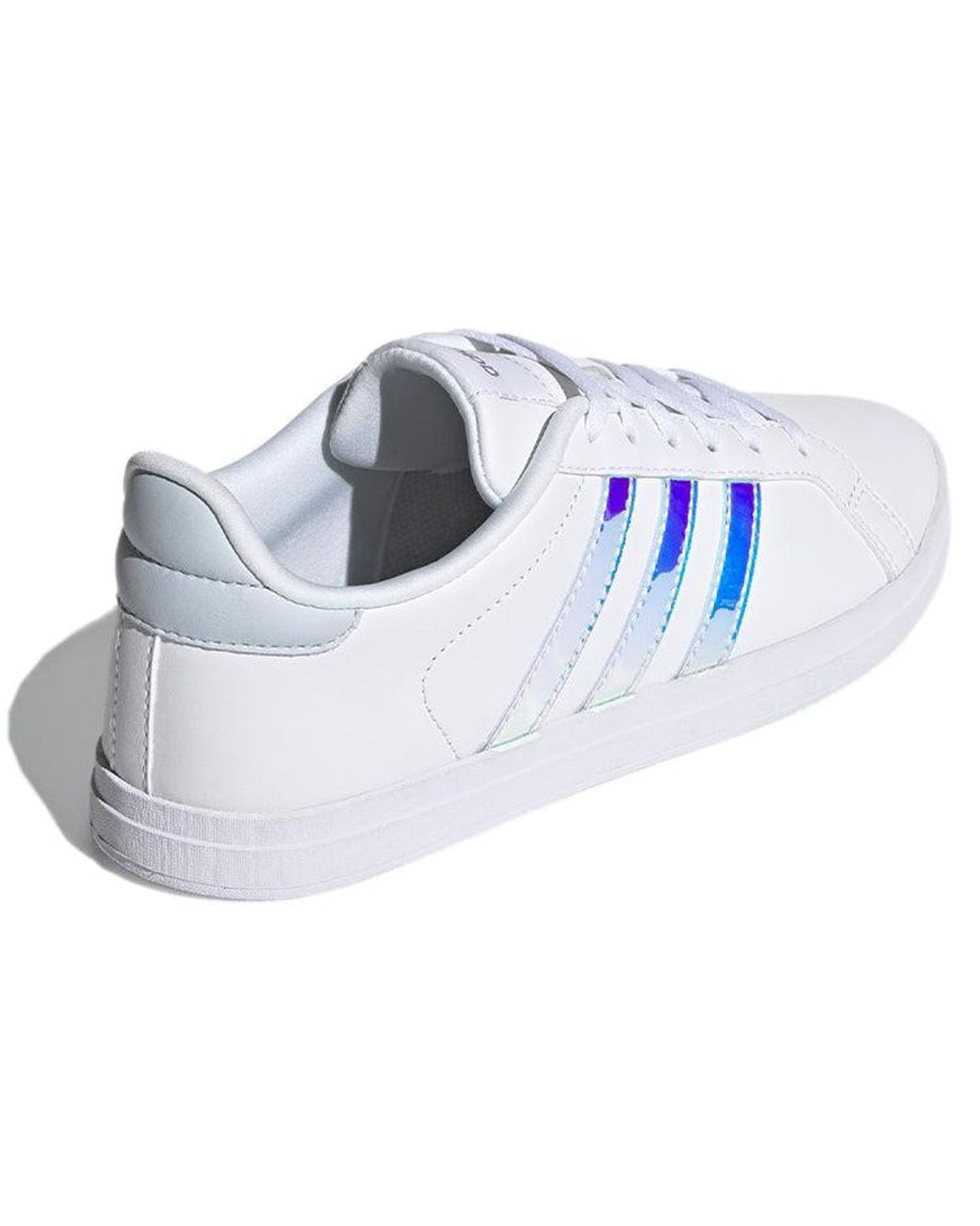 Adidas Blue Adidas Courtpoint 'white Iridescent'