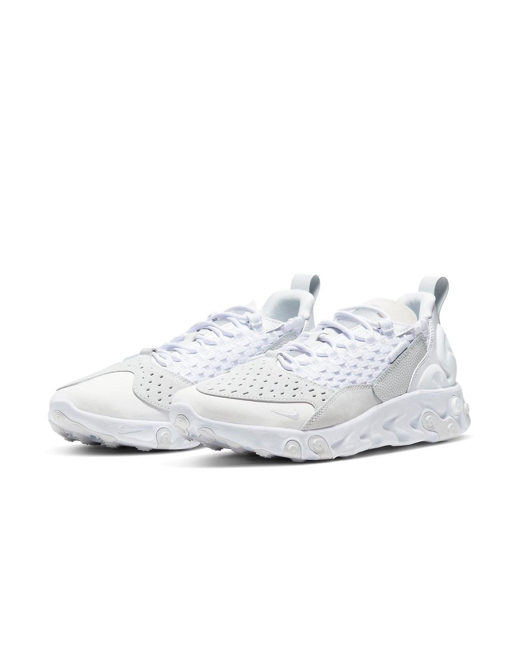 Nike White React Sertu 'Triple' for men