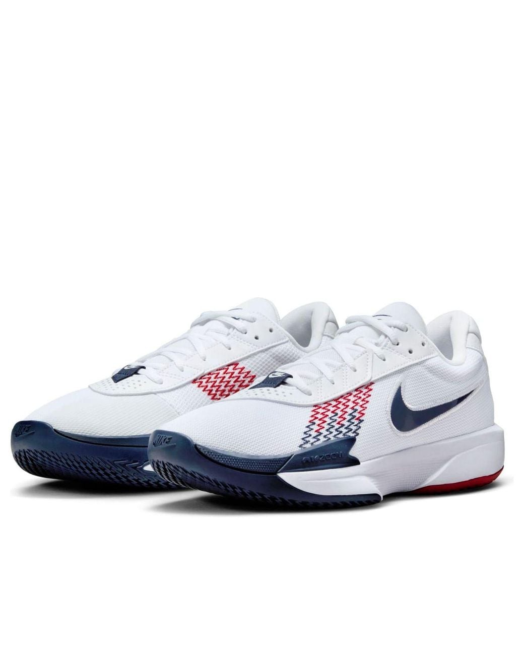 Nike White G.T. Cut Academy Basketball Shoes for men