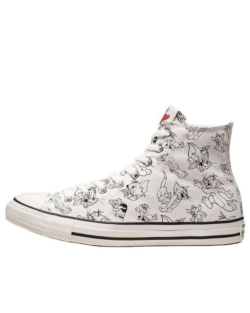 Converse White Tom And Jerry X Chuck Taylor All Star High for men