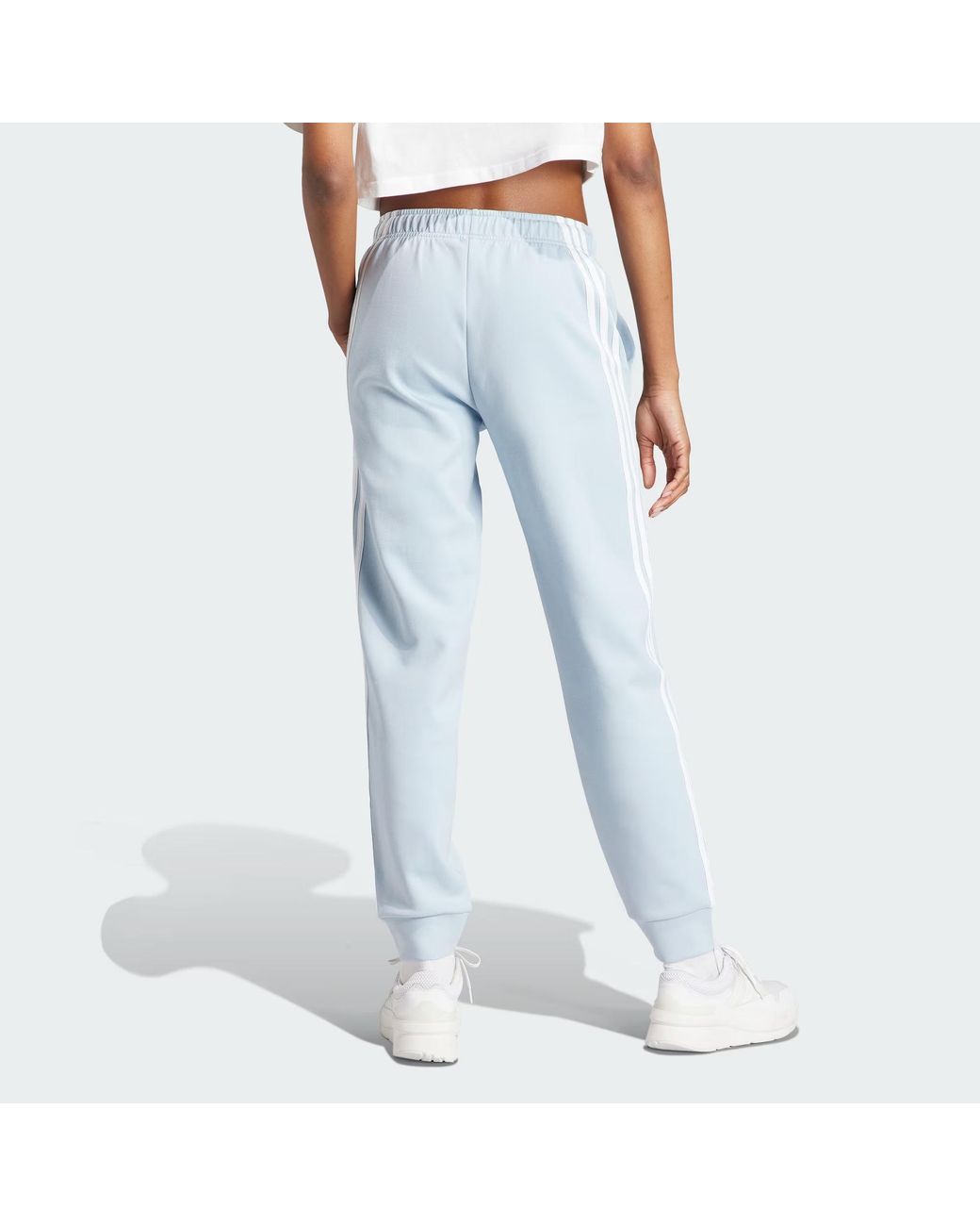 Adidas Blue (Wmns) Future Icons 3-Stripes Regular Pants Asia Sizing