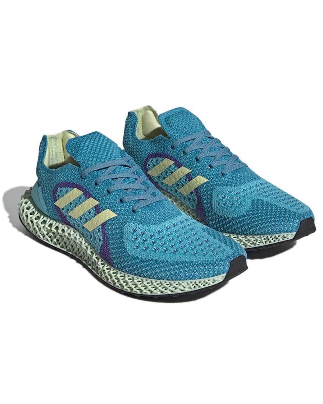 Adidas Blue Zx Runner 4D 'Light Aqua' for men