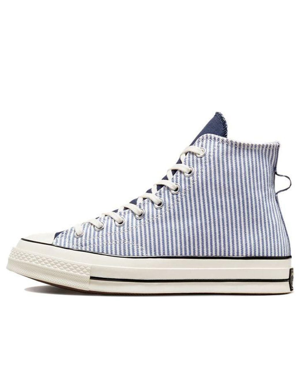 Converse Blue Chuck 70 High 'Washed Hickory Stripes' for men
